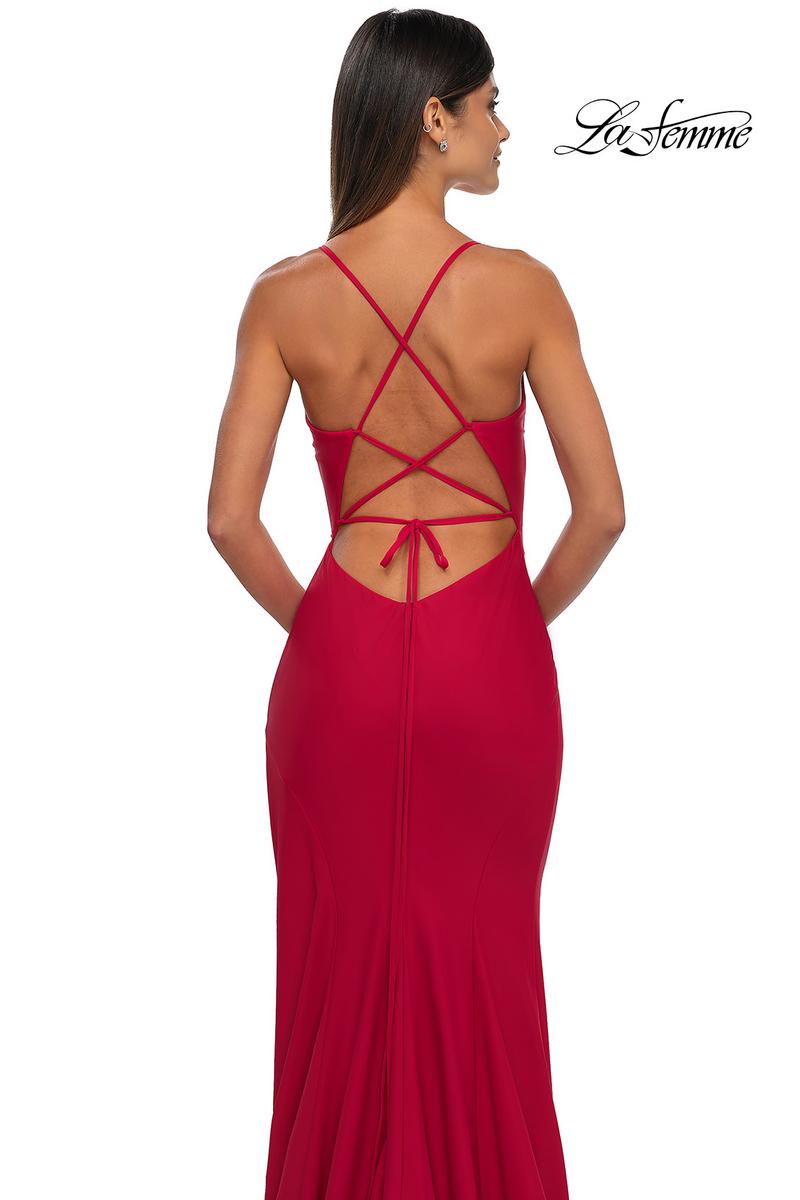 La Femme Dress 33080 - Red