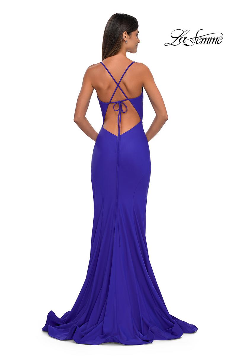 La Femme Dress 33080 - Royal Blue