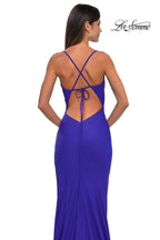 La Femme Dress 33080 - Royal Blue