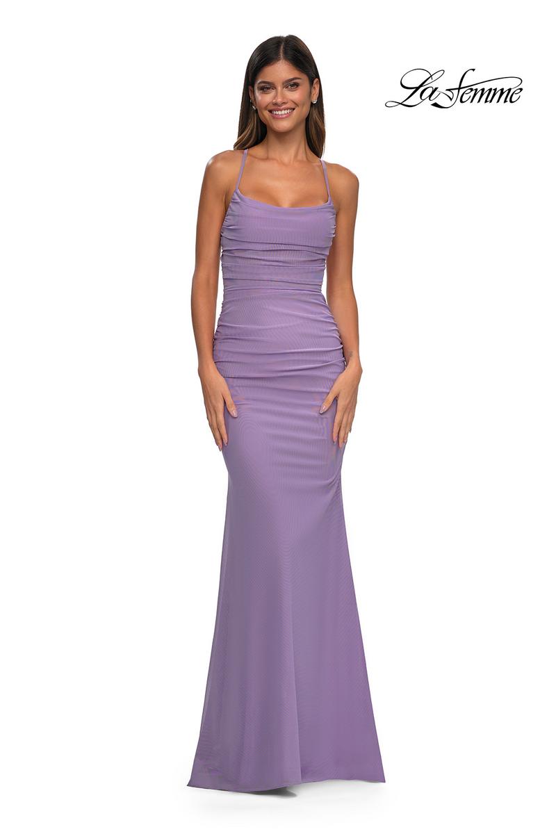La Femme Dress 33086 - Lavender