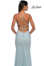La Femme Dress 33086 - Light Blue
