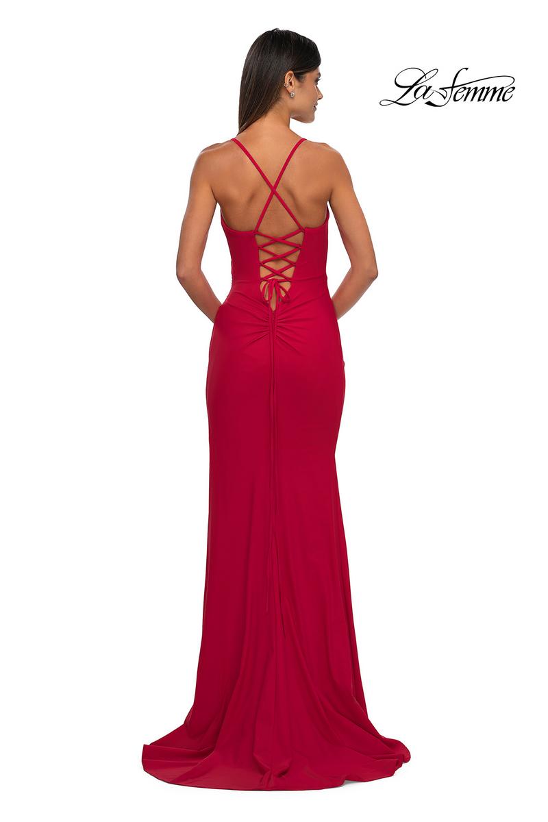 La Femme Dress 33103 - Red