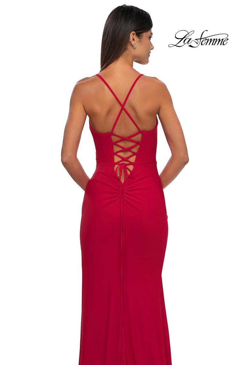 La Femme Dress 33103 - Red