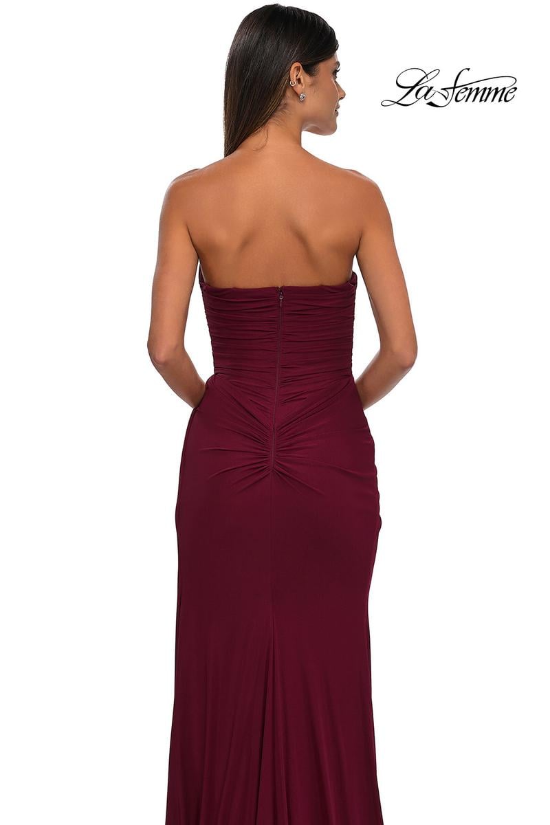 La Femme Dress 33116 - Dark Berry