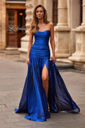 La Femme Dress 33200 - Royal Blue
