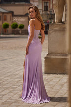 La Femme Dress 33272 - Light Periwinkle