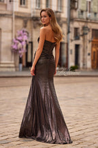 La Femme Dress 33291 - Mocha