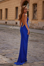 La Femme Dress 33302 - Royal Blue
