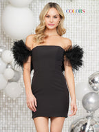 Colors Dress Homcoming 3330 - Black