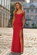 La Femme Dress 33343 - Red