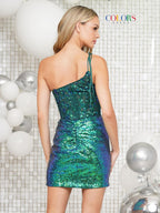 Colors Dress Homcoming 3335 - Deep Green