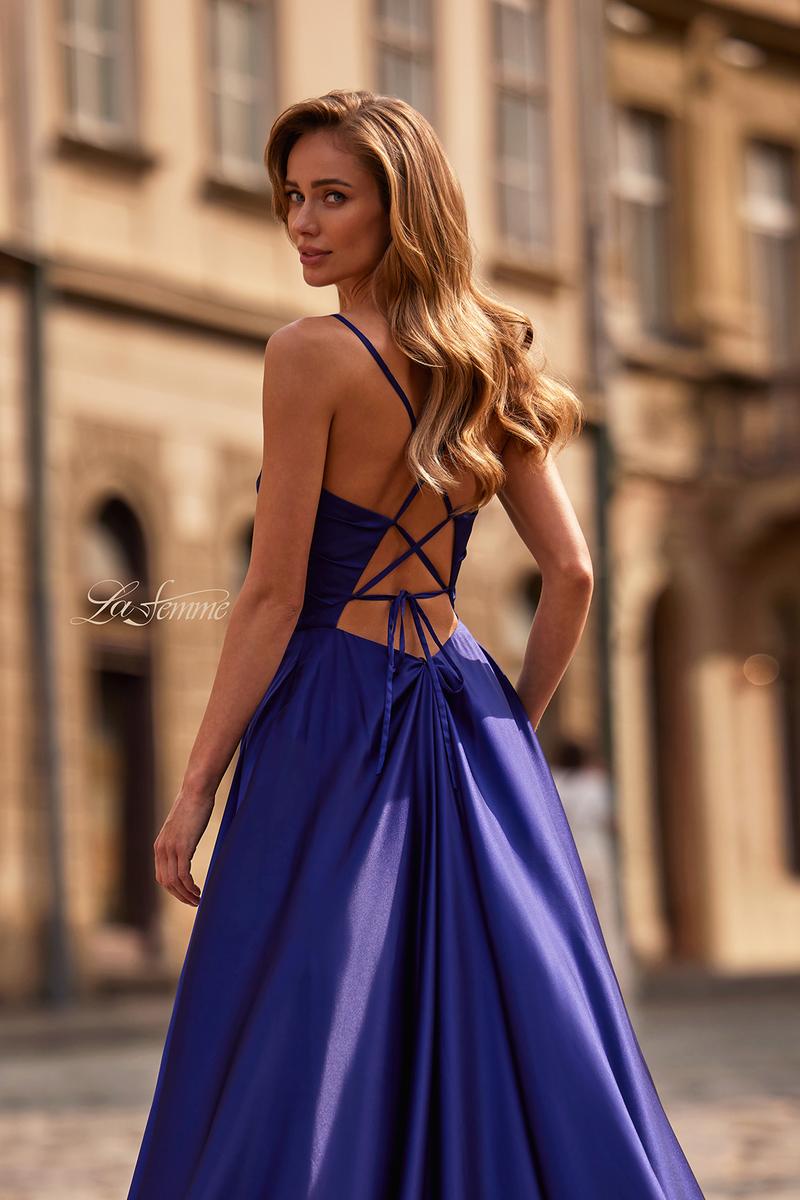 La Femme Dress 33373 - Indigo