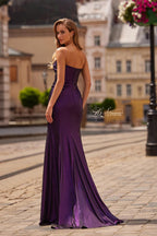 La Femme Dress 33424 - Purple