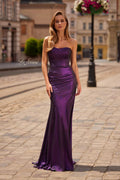 La Femme Dress 33424 - Purple