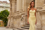 La Femme Dress 33431 - Pale Yellow