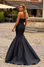 La Femme Dress 33438 - Black