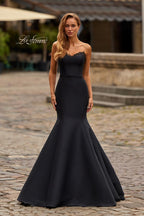 La Femme Dress 33438 - Black