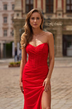 La Femme Dress 33445 - Bright Red