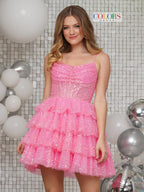 Colors Dress Dress 3345 - Pink
