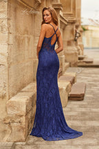 La Femme Dress 33473 - Marine Blue