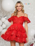 Colors Dress Dress 3347 - Red