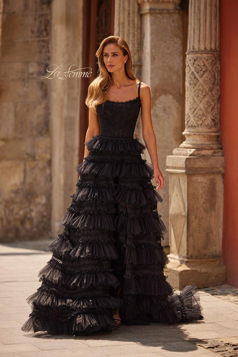 La Femme Prom 33493 - Black