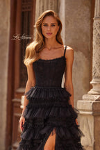 La Femme Prom 33493 - Black