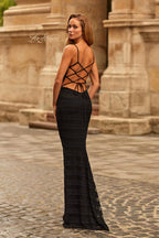 La Femme Prom 33520 - Black