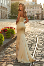 La Femme Dress 33546 - Pale Yellow