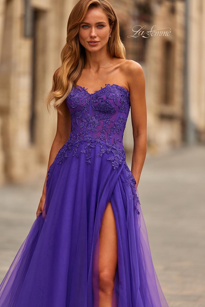 La Femme Prom 33551 - Royal Purple
