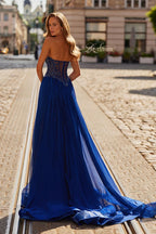 La Femme Dress 33552 - Marine Blue