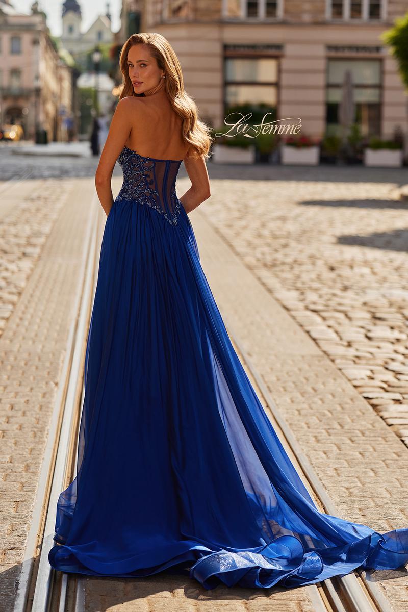 La Femme Dress 33552 - Marine Blue