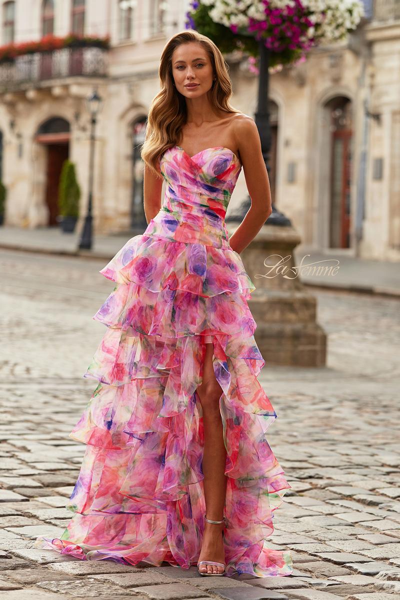 La Femme Dress 33555 - Multi
