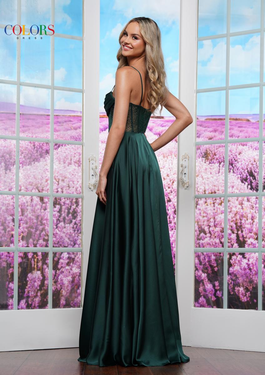 Colors Dress Dress 3431 - Deep Green