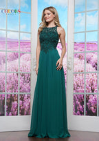 Colors Dress Dress 3440 - Deep Green