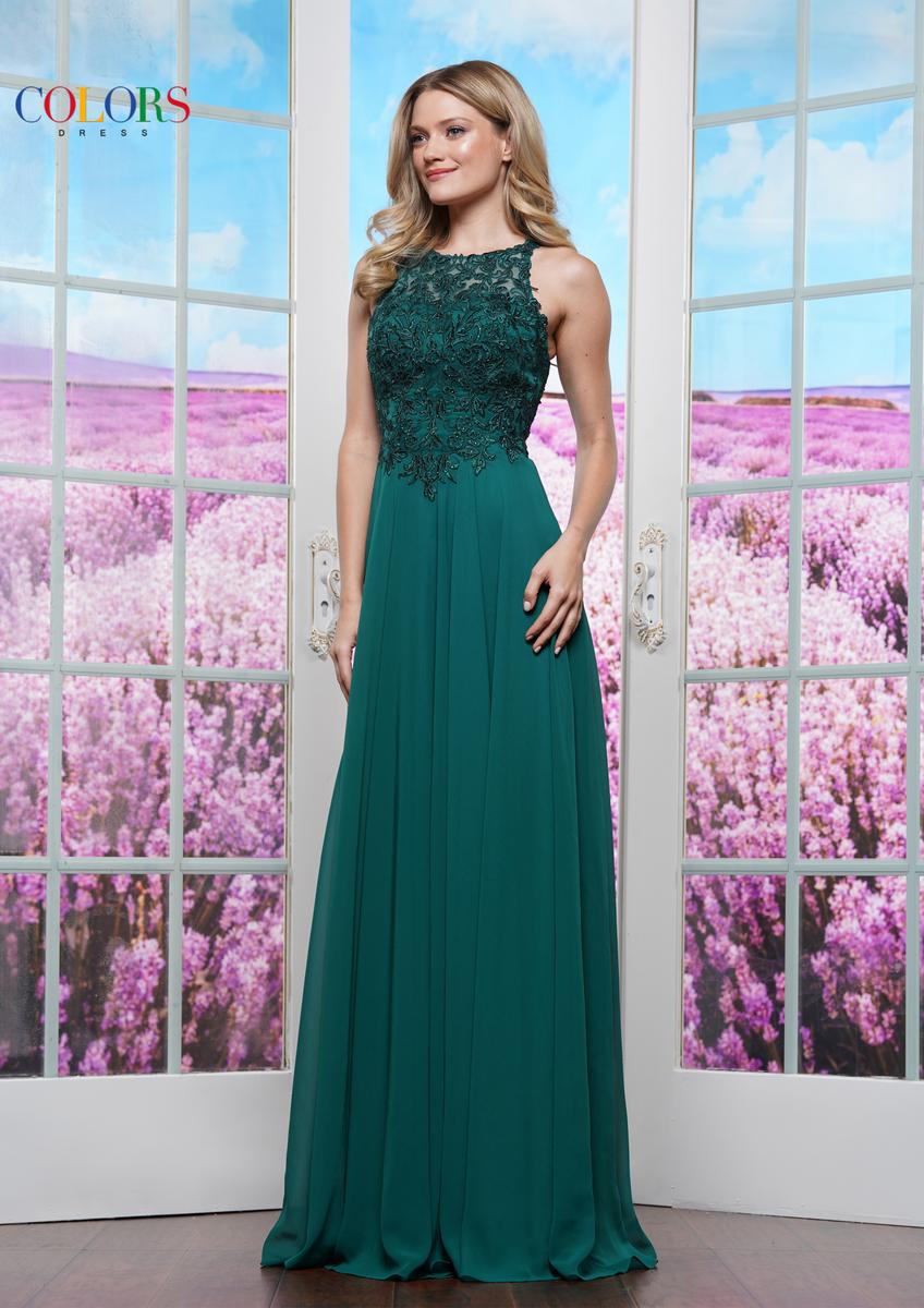 Colors Dress Dress 3440 - Deep Green