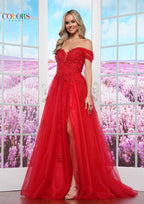 Colors Dress Dress 3474 - Red