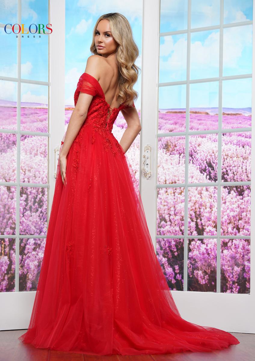 Colors Dress Dress 3474 - Red