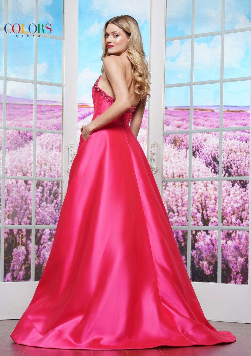 Colors Dress Dress 3478 - Hot Pink