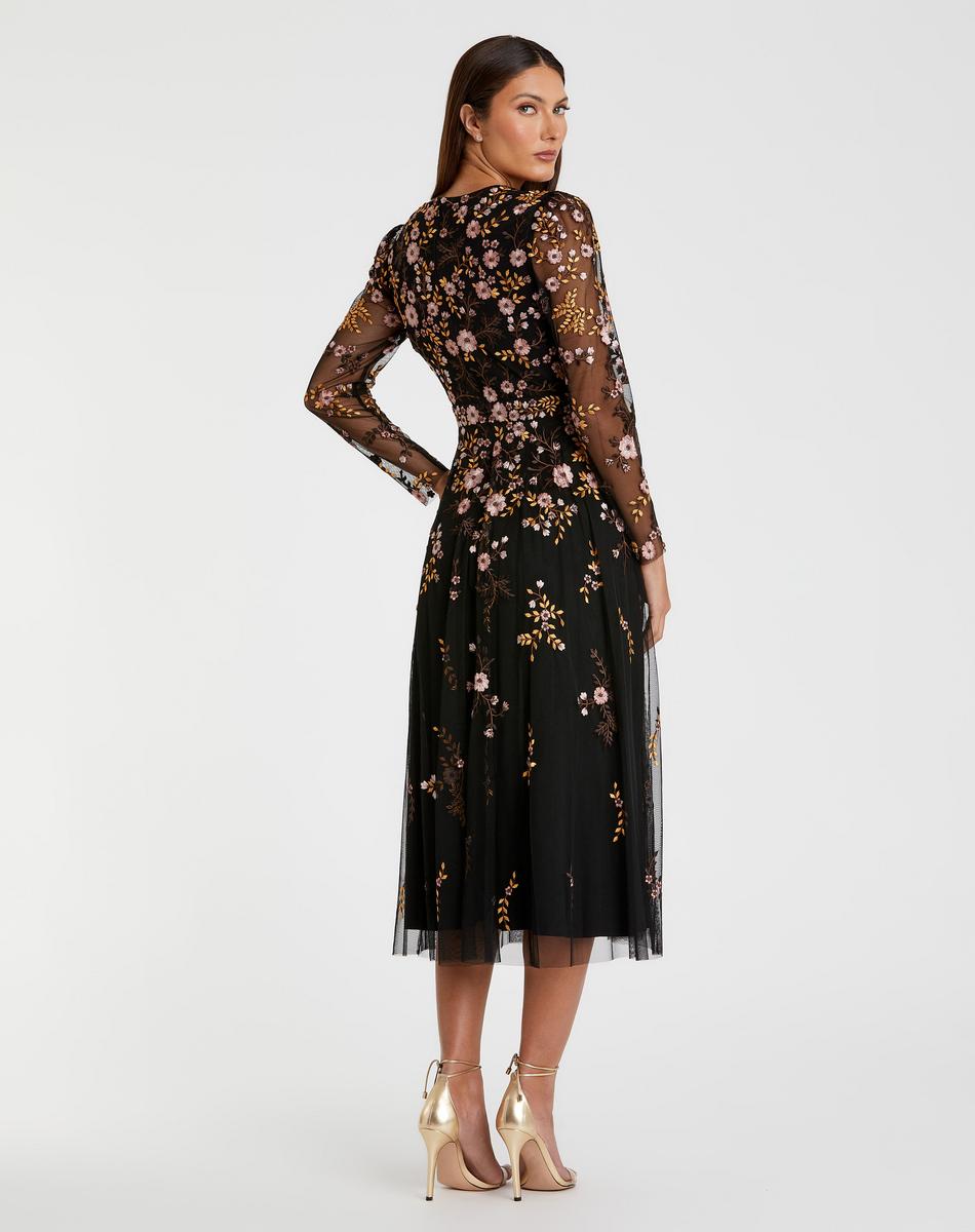 Cocktail by Mac Duggal Dress 35103 - Black Multi