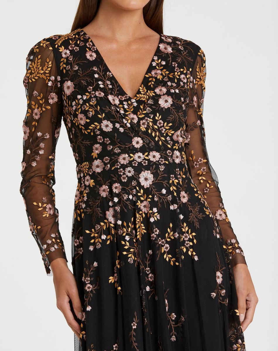 Cocktail by Mac Duggal Dress 35103 - Black Multi