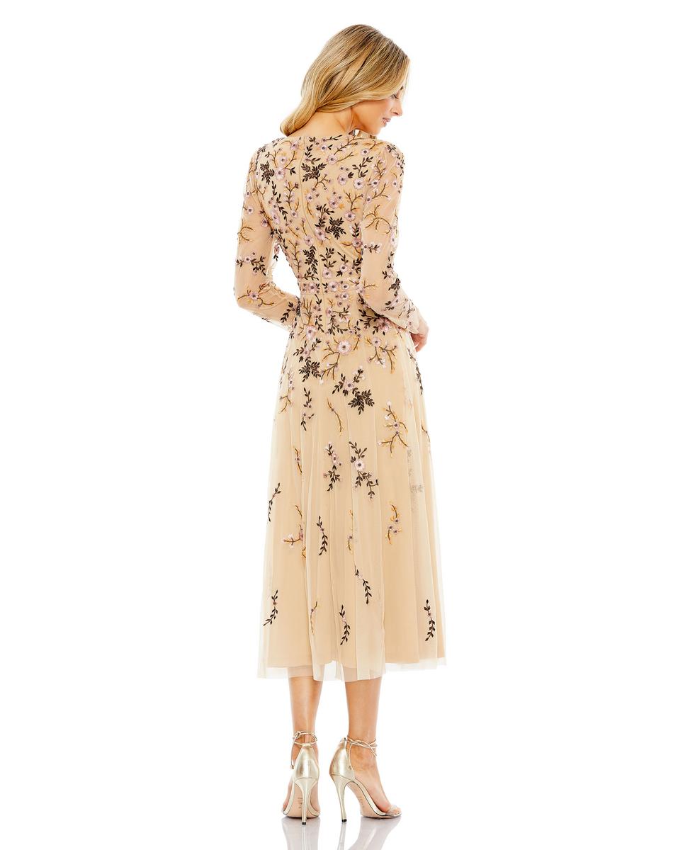 Cocktail by Mac Duggal Dress 35103 - Latte