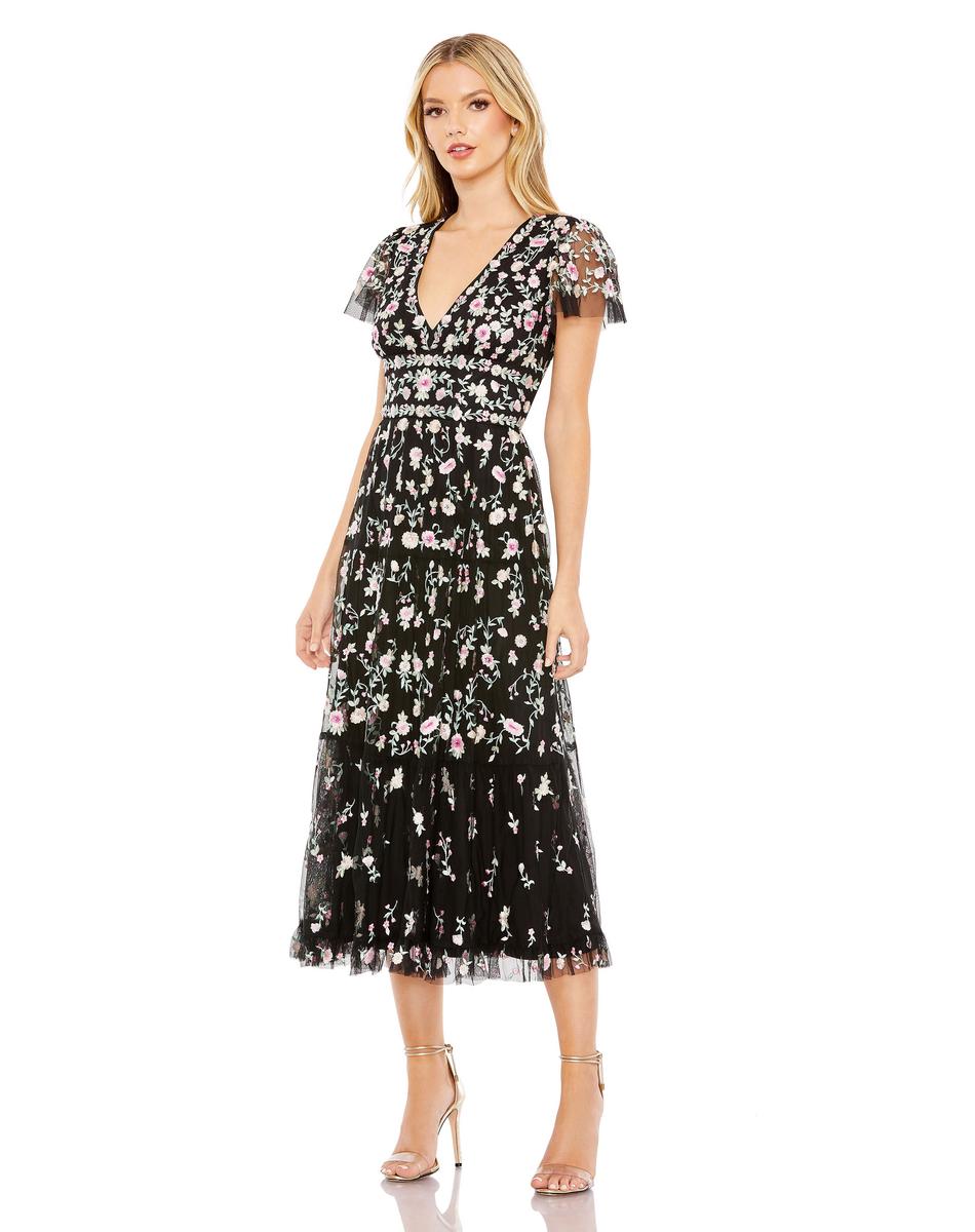 Cocktail by Mac Duggal Dress 35104 - Black Multi