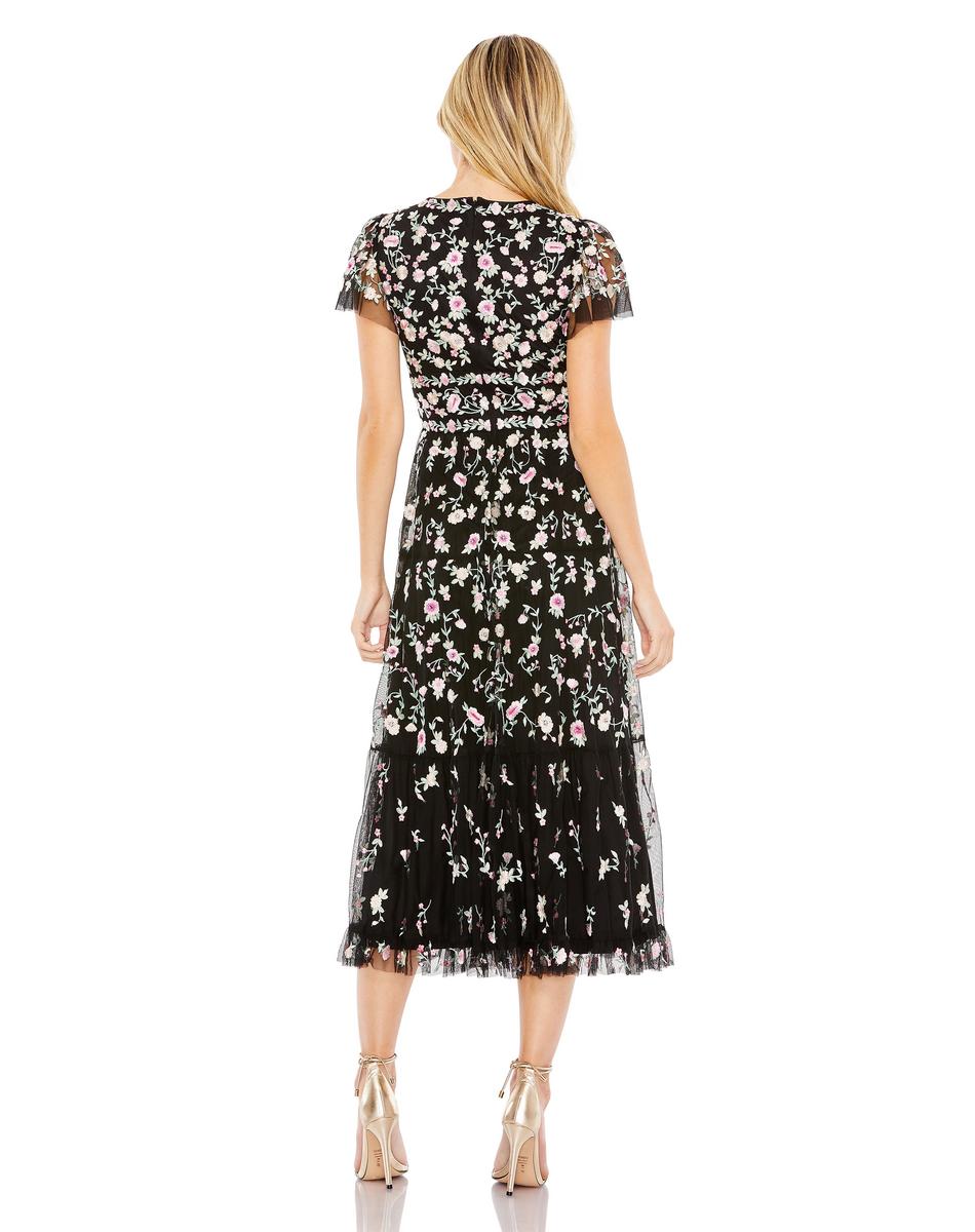 Cocktail by Mac Duggal Dress 35104 - Black Multi