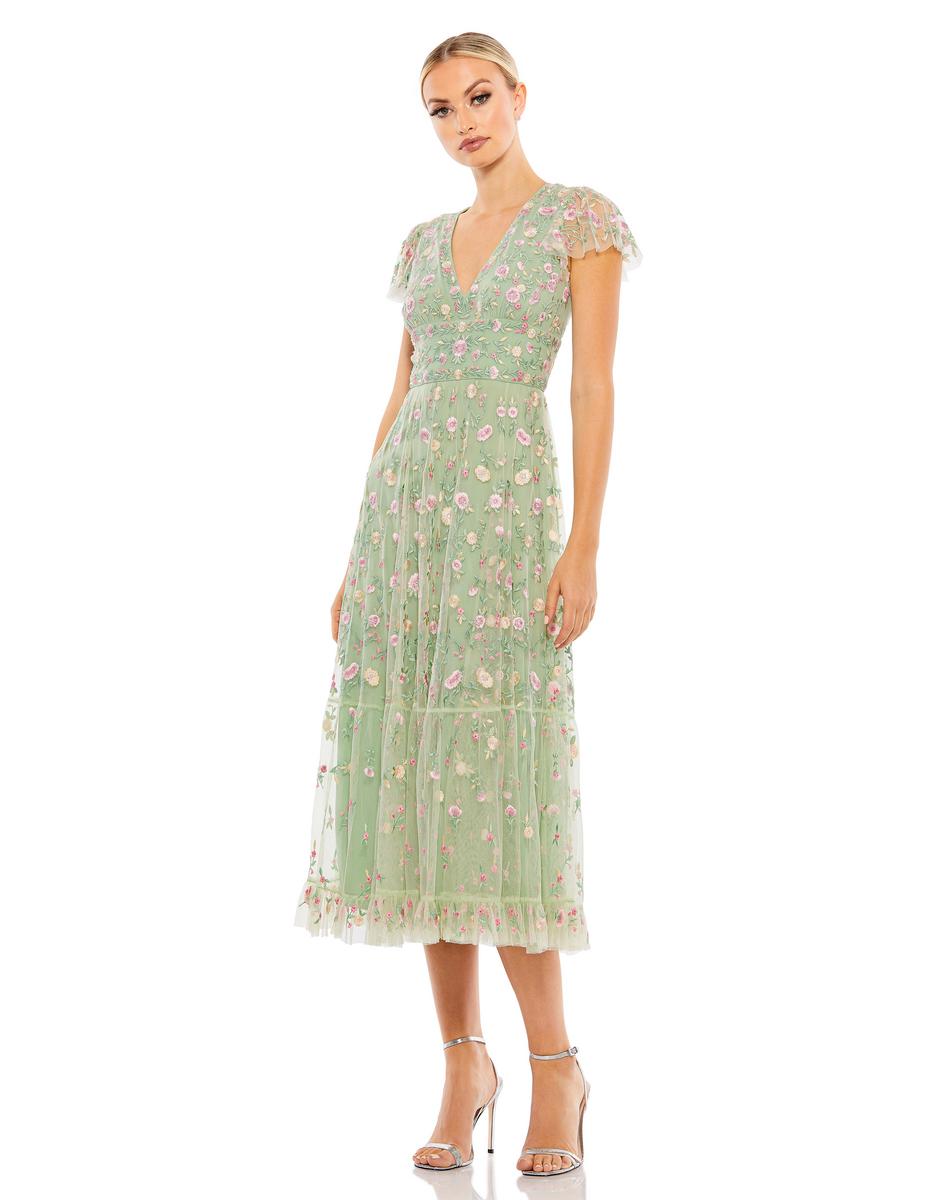 Cocktail by Mac Duggal Dress 35104 - Sage