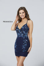 Primavera Couture Short Dress 3516 - Midnight