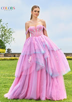 Colors Dress Dress 3534 - Hot Pink