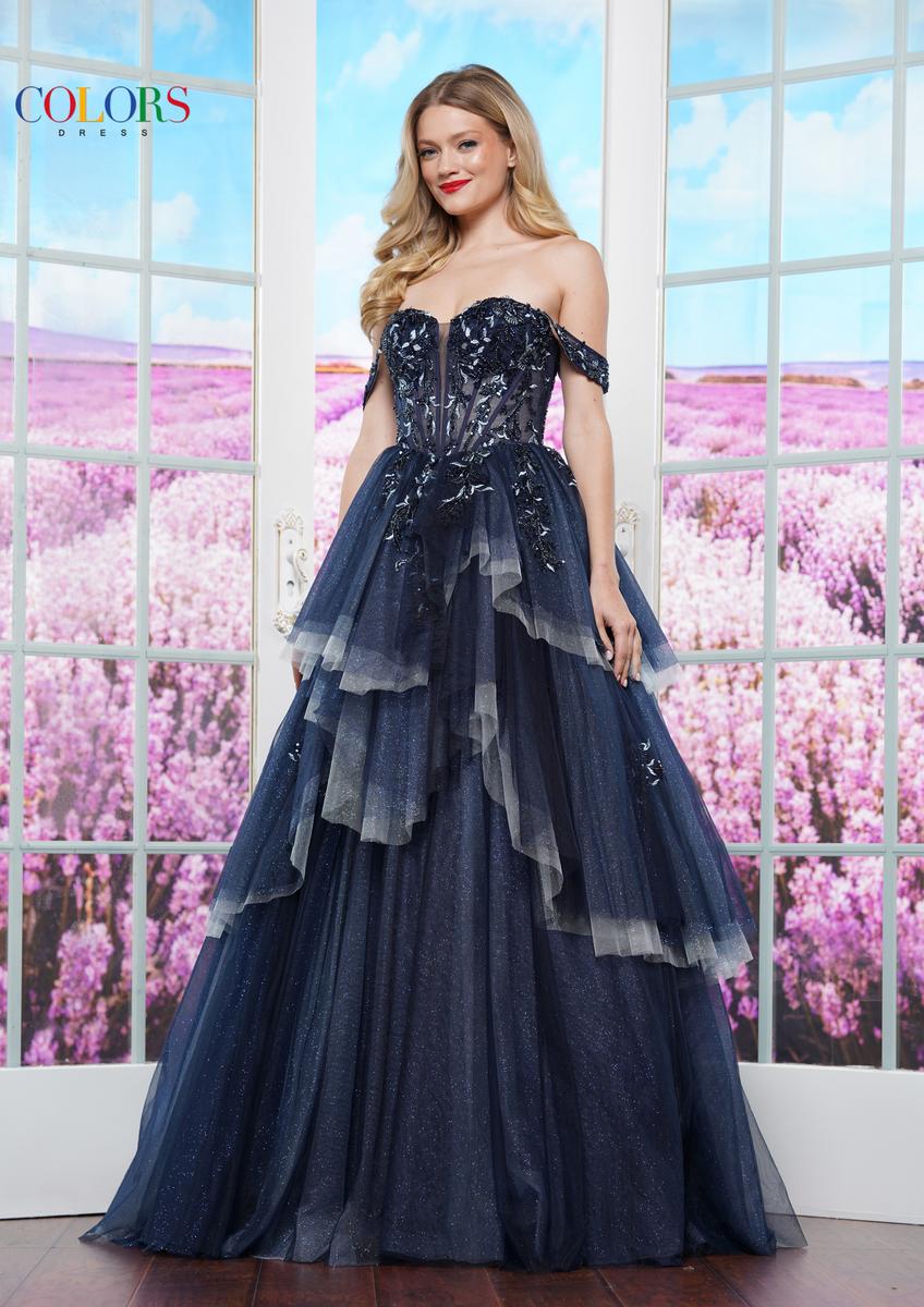 Colors Dress Dress 3534 - Navy