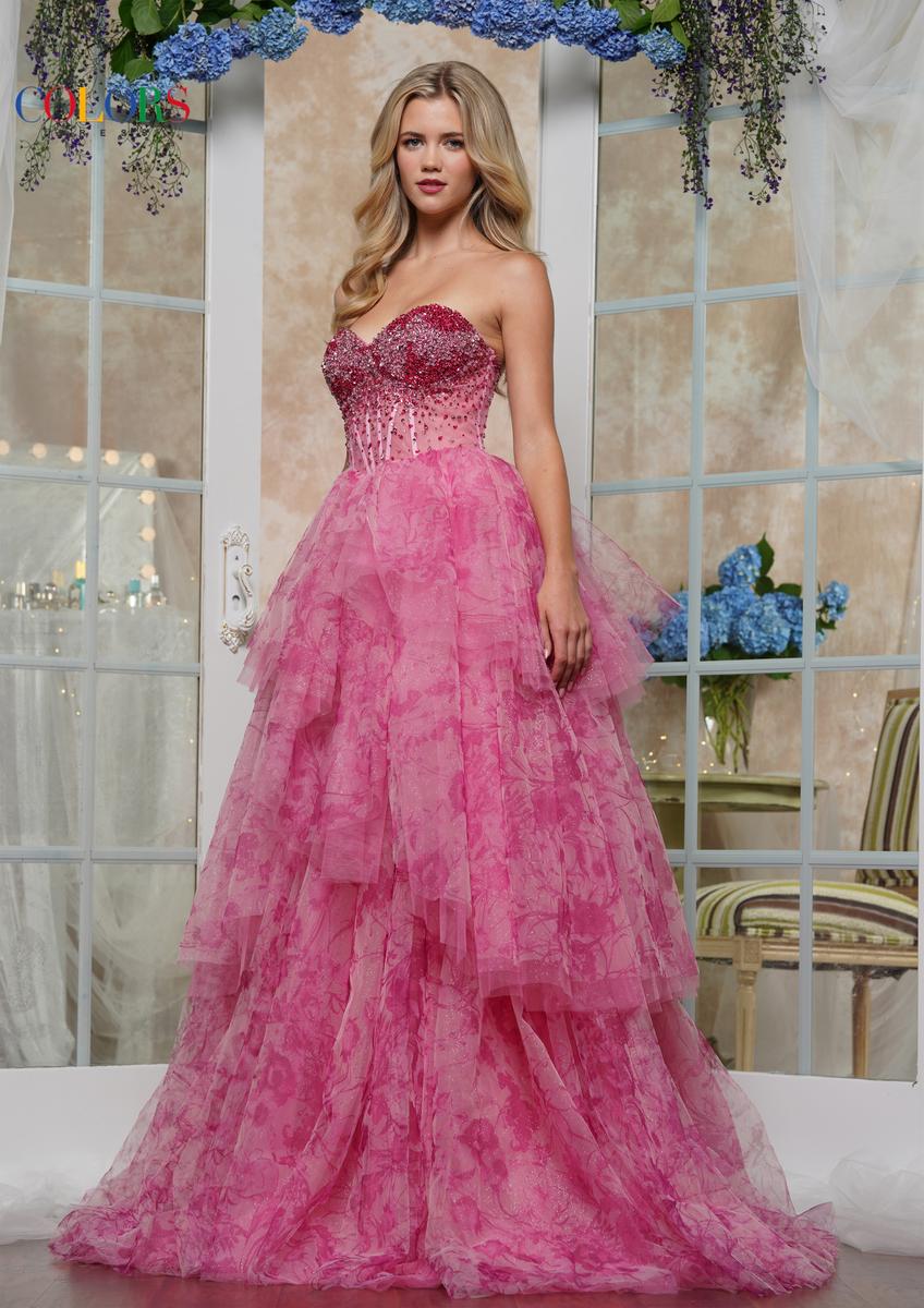 Colors Dress Dress 3572 - Coral Pink
