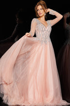 Jovani Evening 36533 - Blush